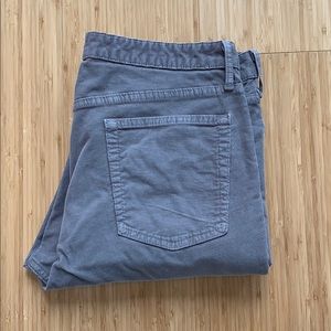 Bonobos gray coorduroy pants